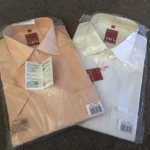 NWT Bundle of 2 Martys Short Sleeve Dress Shirt